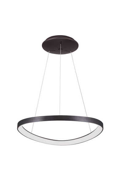 Italux Lampă suspendată LED Morfi Ø65cm, 48W 2640lm 3000K Alb Cald, Corp de i...