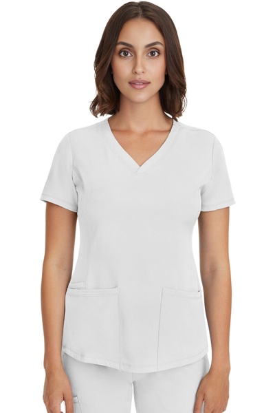 Healing Hands Halat medical de damă Monica HH Works, Alb (HHE2500)