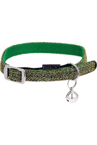 Bobby Cat Collar Disco, Green XSmall