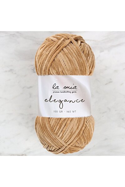 LA MİA YARNS La Mia Elegance Velvet Bež Pređa za Ručno Pletenje - L922