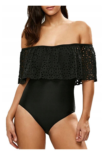 SNM Costum de baie dame, SNM, modelator dintr-o piesă, negru, 36-38 EU