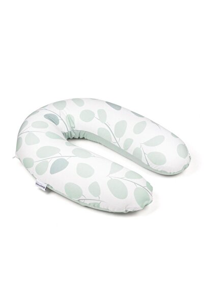 Doomoo Buddy Maternity & Nursing Pillow - Leaves Aqua Green 鈥?Multifunctional...