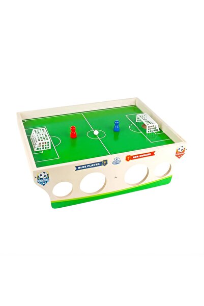 Toybox Wooden 2-in-1 Tabletop Soccer & Football Shooting Board Game for Kids ...