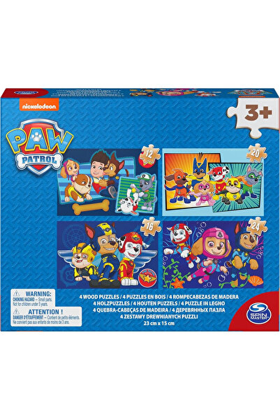 Fayola PAW PATROL 4-IN-1 WOODEN PUZZLE