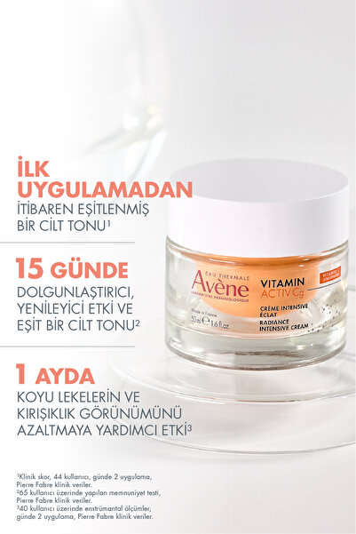Avene Vitamin Activ Cilt Tonunu Eşitlemeye ve Cilde Parlaklık Kazandırıcı Ant...