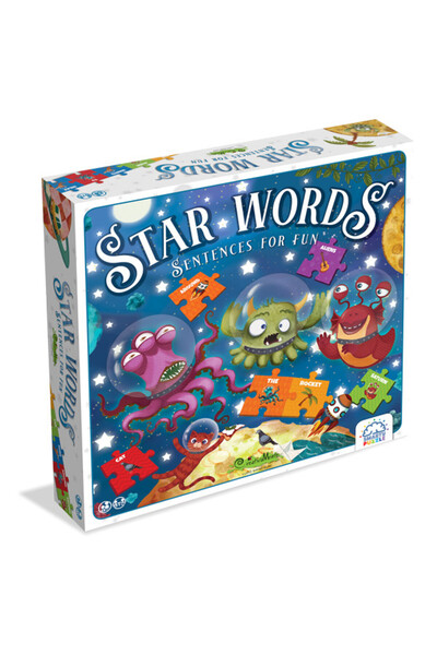 CreativaMente Joc educativ Smarty Puzzle - Cuvinte cu stele