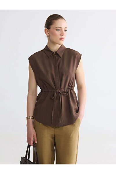 LC Waikiki Lcw Comfort Women's Shirt with Tie Detail