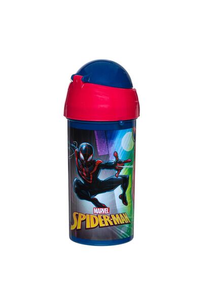 Zumzeria Spiderman Pop Up Water Bottle for Kids 500ml