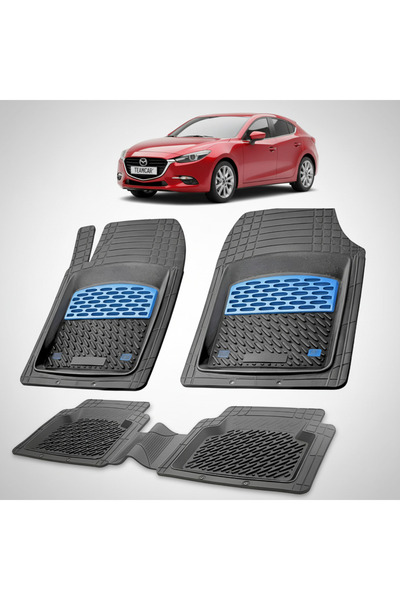 TEAMCAR Covorașe auto compatibile pentru Mazda 3 BN Facelift Hatchback cu 5 u...