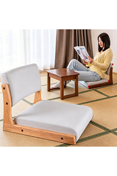 GGEROU Floor Chairs: Tatami Chairs, Legless Stools, Durable and Scratch-Resis...