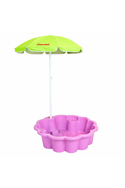 Doloni Piscina si ladita de nisip 2-in-1 pentru copii, Pink Flower, 80 x 87 x...