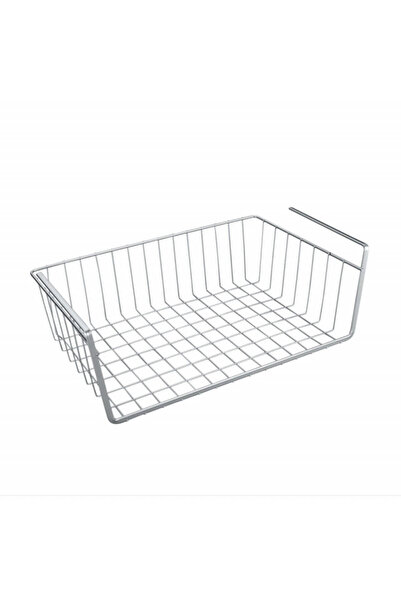 PUFO Metal basket-style support for under-shelf storage, for home and kitchen...