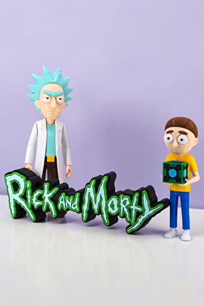 Hunga Rick And Morty Figür Ve Logo Seti