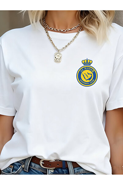 SAUDI Men and Women's 100% Cotton T-Shirt - Oversized Crew Neck Short Sleeve ...