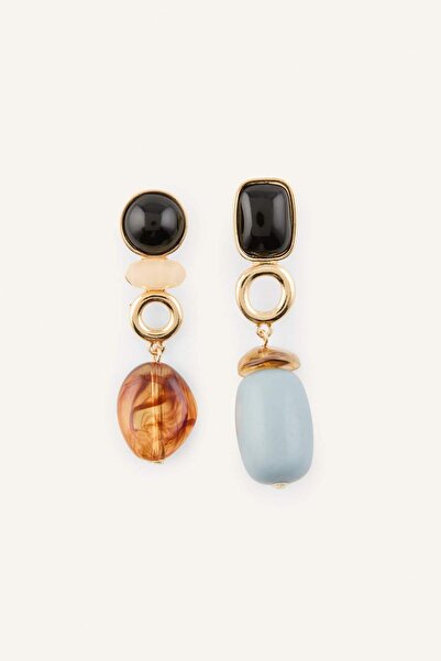 DeFacto Women's Beaded Stone Earrings H5451Axns
