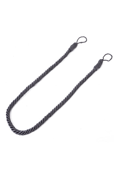 Zumzeria Șnur decorativ gri pentru perdea 35cm
