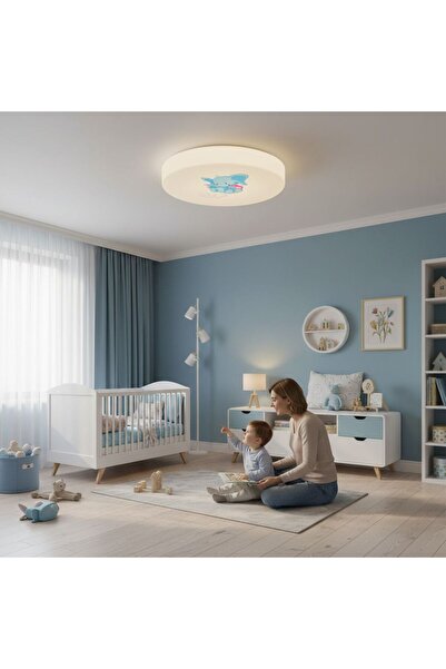DELIGHT Plafoniera pentru camera copiilor cu Elefant 24W
