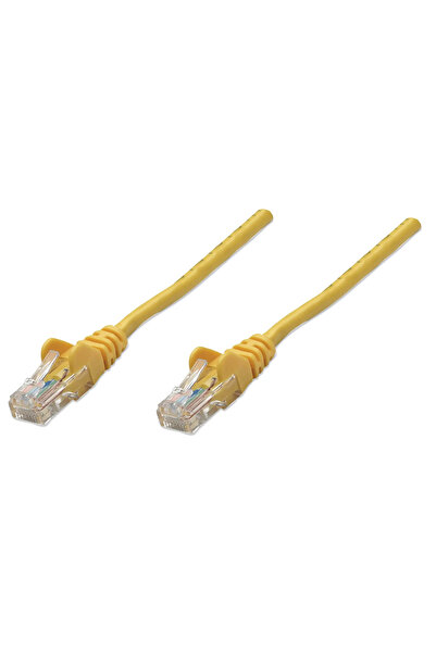 Intellinet Soluții de rețea RJ45, snagless, cat.5e UTP, 1m galben (318969)