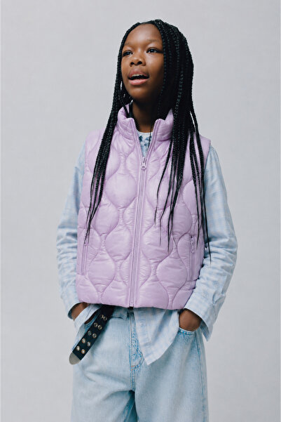 NANİCA Girl's Inflatable Quilted Vest 1-5 Years - 423505