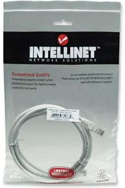 Intellinet Cablu patch 100% cupru Cat.5e UTP, 2m, alb