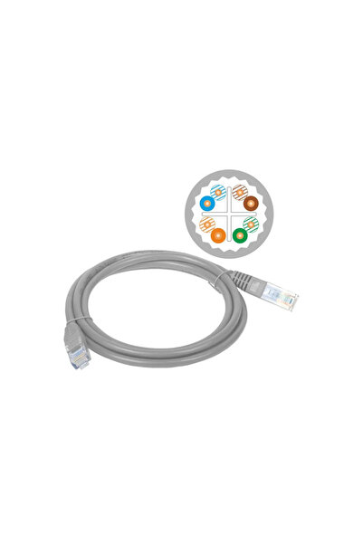 Alantec Cablu patch U/UTP Cat.6A LSOH 10.0M Gri