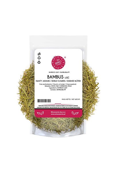 winoszarnia Frunze de bambus uscate 250g Frunze comestibile Flori comestibile