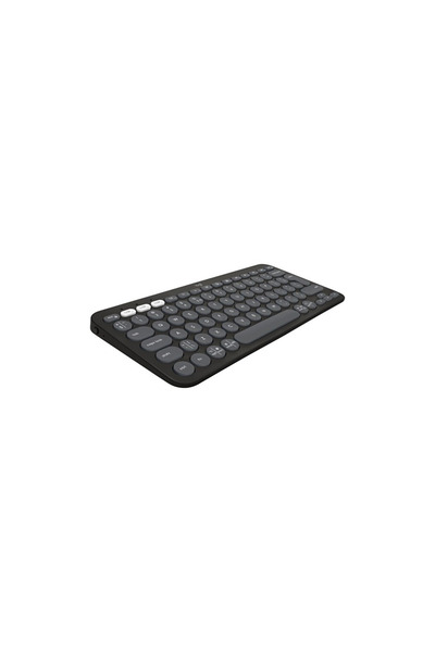 logitech K380S, Pebble Keys 2, Siyah, 920-011859, Bluetooth, Türkçe, Q, Multi...