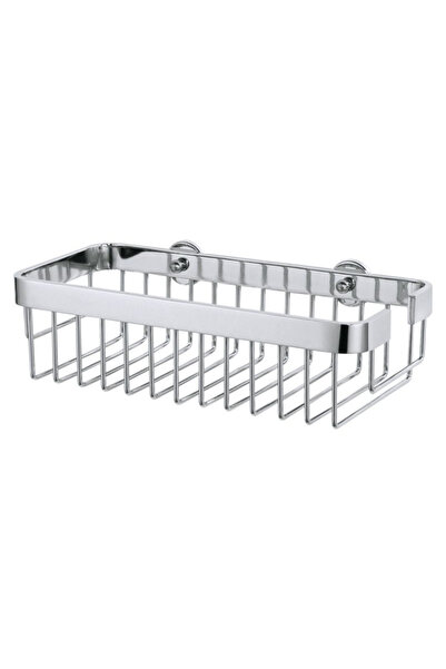 Tesa Aluxx Stainless Steel Bathroom Shelf 300x87x147 mm, Adhesive Mount (No Kit)