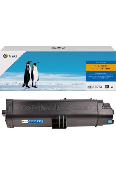 G&G Cartuș toner compatibil cu Kyocera TK1150, NT-FKTK1150C, negru, 3000 de p...