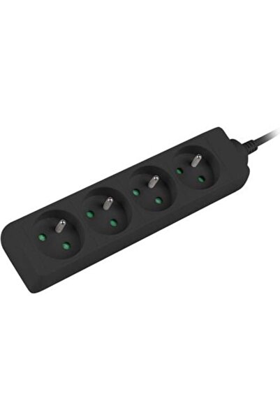 Lanberg PS0-04E-0150-BK prelungitor 1,5M Negru 4 prize 230V Cablu PL din cupr...