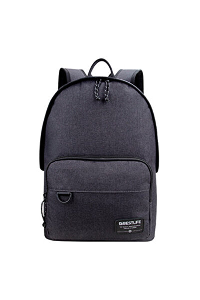 BESTLİFE Rucsac pentru laptop de 15.6 inch, Devon, Gri, Poliester