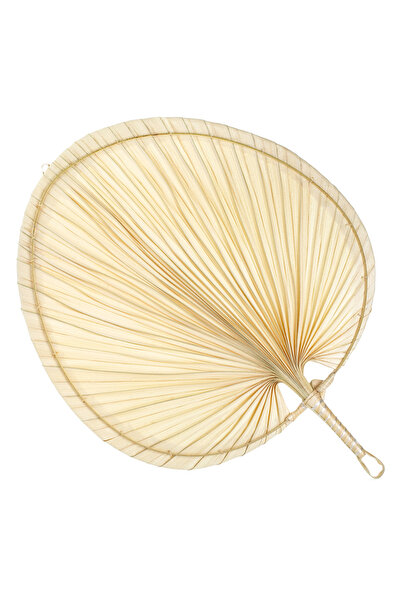 Zumzeria Evantai decorativ din frunze de palmier colorate 57cm