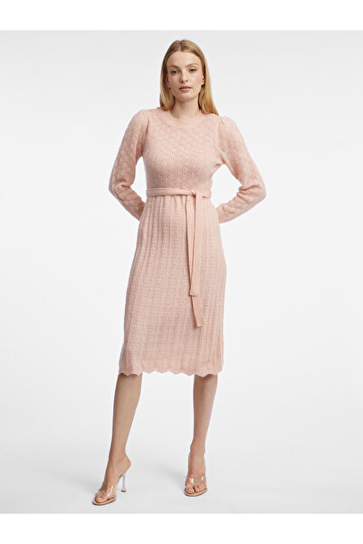 ORSAY Roz deschis pentru femei # 039;s rochie pulover cu amestec de lână