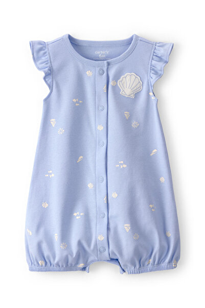 Carter's Baby Girl Short Jumpsuit 3 Months-24 Months Blue