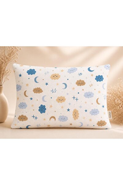 miely %100 Pamuk Müslin Bebek Yastık Kılıfı - 2 Adet 35x45