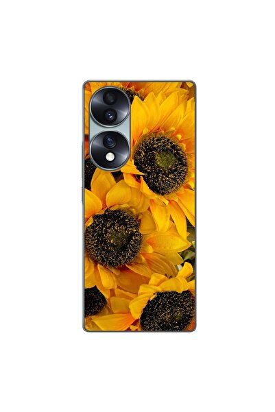 OEM Husa compatibila cu Honor 70 Silicon Gel Tpu Model Floarea Soarelui