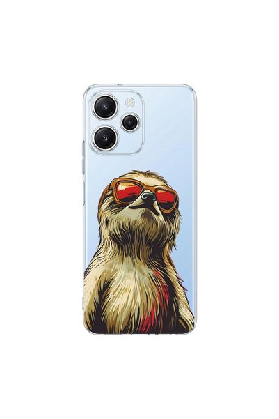 PPKin حافظة شفافة متوافقة مع Redmi 12 بتصميم Cool Animal 10