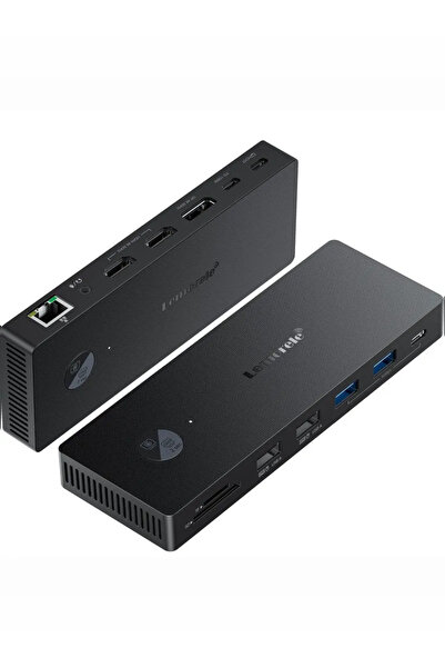 lemorele TC500 13 Port Type-C Dock Station Hub Çoklayıcı - 4K 60Hz Çift HDMI ...