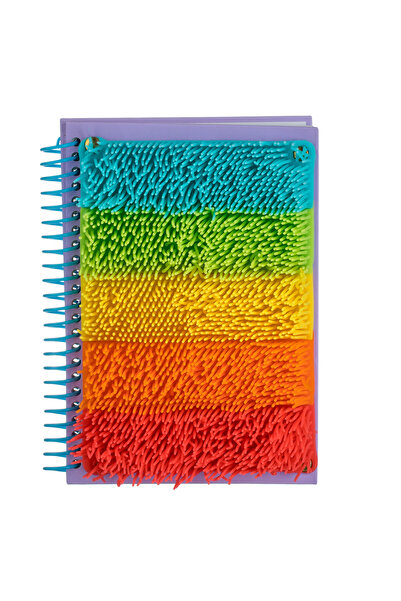 Zumzeria Blocnotes A5 cu spirală, cu copertă din silicon colorat cu model iar...