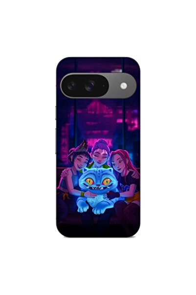 OEM Θήκη συμβατή με Google Pixel 9 Σιλικόνης Gel TPU με σχέδιο KPop Demon Hun...