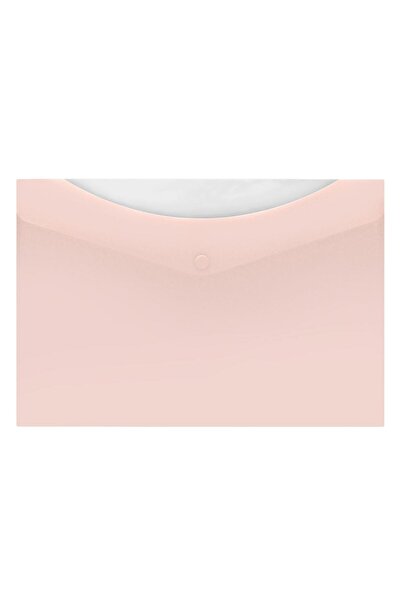 Zumzeria Folder with Clip & Exterior Pocket Pink Nude A4