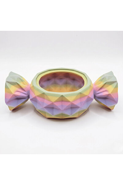 Atatuğ Hediyelik Eco-Friendly Gift Box and Storage Container with Rainbow Geo...
