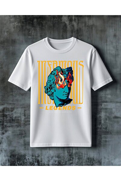 COMVİCHO Incandius Legends Printed Oversize T-Shirt