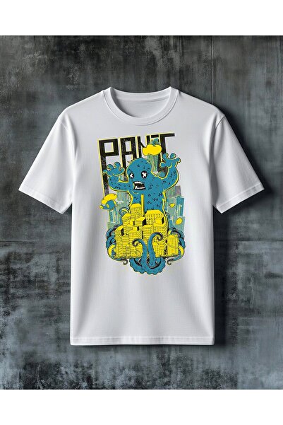 COMVİCHO Ahlf Monster Printed Oversize T-Shirt