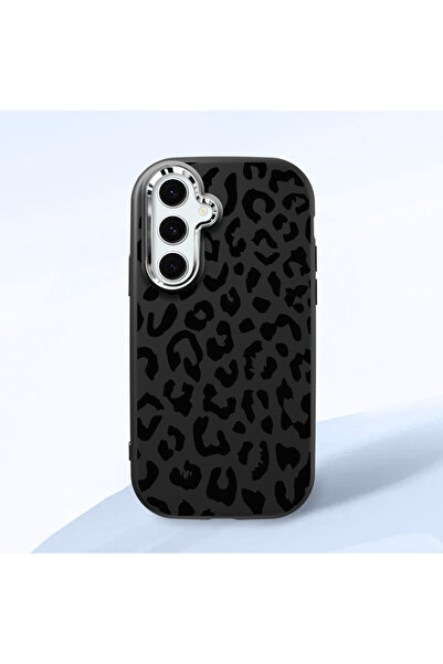 SLIMFELT Samsung Galaxy S24 FE Uyumlu Yüksek Kaliteli Kaplan Desenli Kılıf Da...
