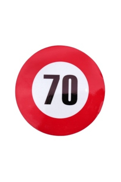 MTR Autocolant Reflectorizant Limita Viteza 70 km/h – O12 cm