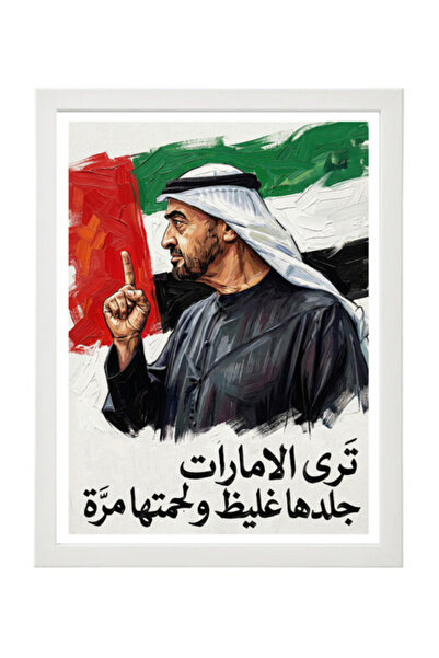Boomah Accessories HH Sheikh Mohammad Bin Zayed Portrait with UAE Flag – UAE ...