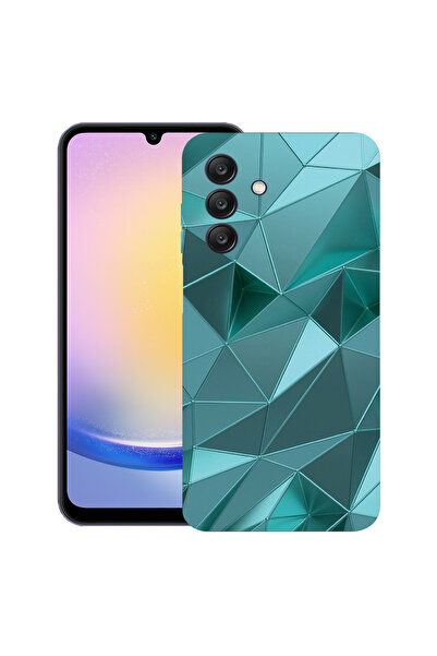 bestcase Θήκη TPU Ultra Slim για Samsung Galaxy A57, Πράσινο Μωσαϊκό, 3128369...
