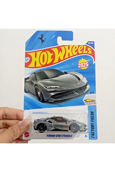 HOT WHEELS Ferrari SF90 Stradale (1/64) - Yurt Dışı Uzun Kartonet - 2025 Serisi