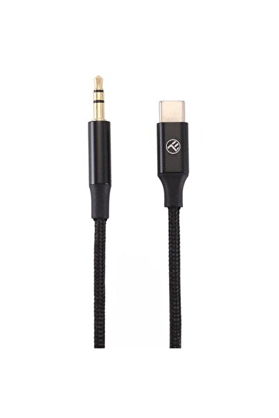 TELLUR Cablu audio USB-C la jack de 3,5 mm DAC 1m Negru